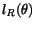 $l_{\it R}({\bf\theta})$